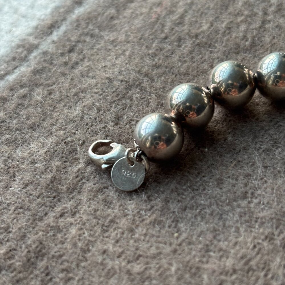 Vintage Tiffany & Co. Hardwear Ball Necklace in Sterling Silver - Picture 4 of 6